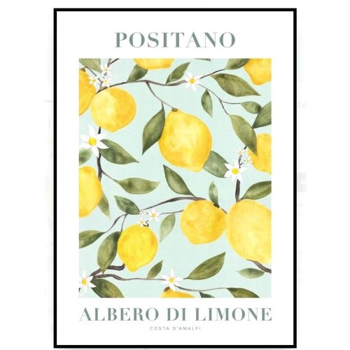 Positano Citromfa poszter 30*40 CM